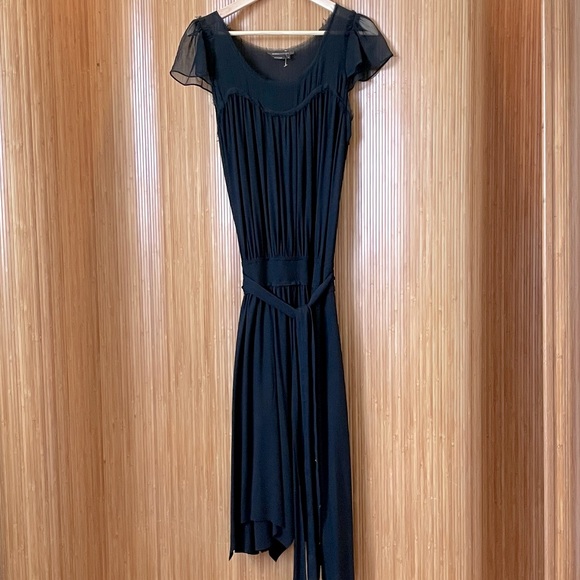 BCBG MaxAzria Super Cool & Unique Black Dress - Picture 1 of 8